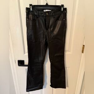 Zara faux leather pants